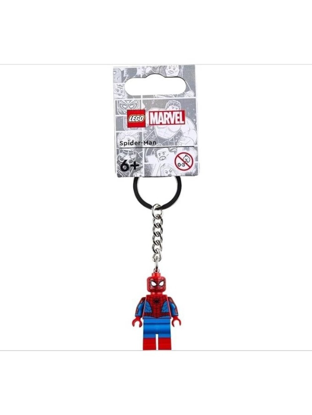 Lego Spider-Man Key Chain (854290), Small, Red NWT - Picture 1 of 3
